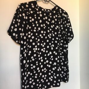 & Other Stories Polka Dot T-shirt Blouse
